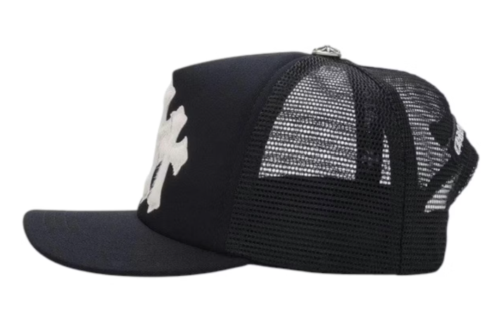 Chrome Hearts White Cemetery Cross CH Trucker Hat