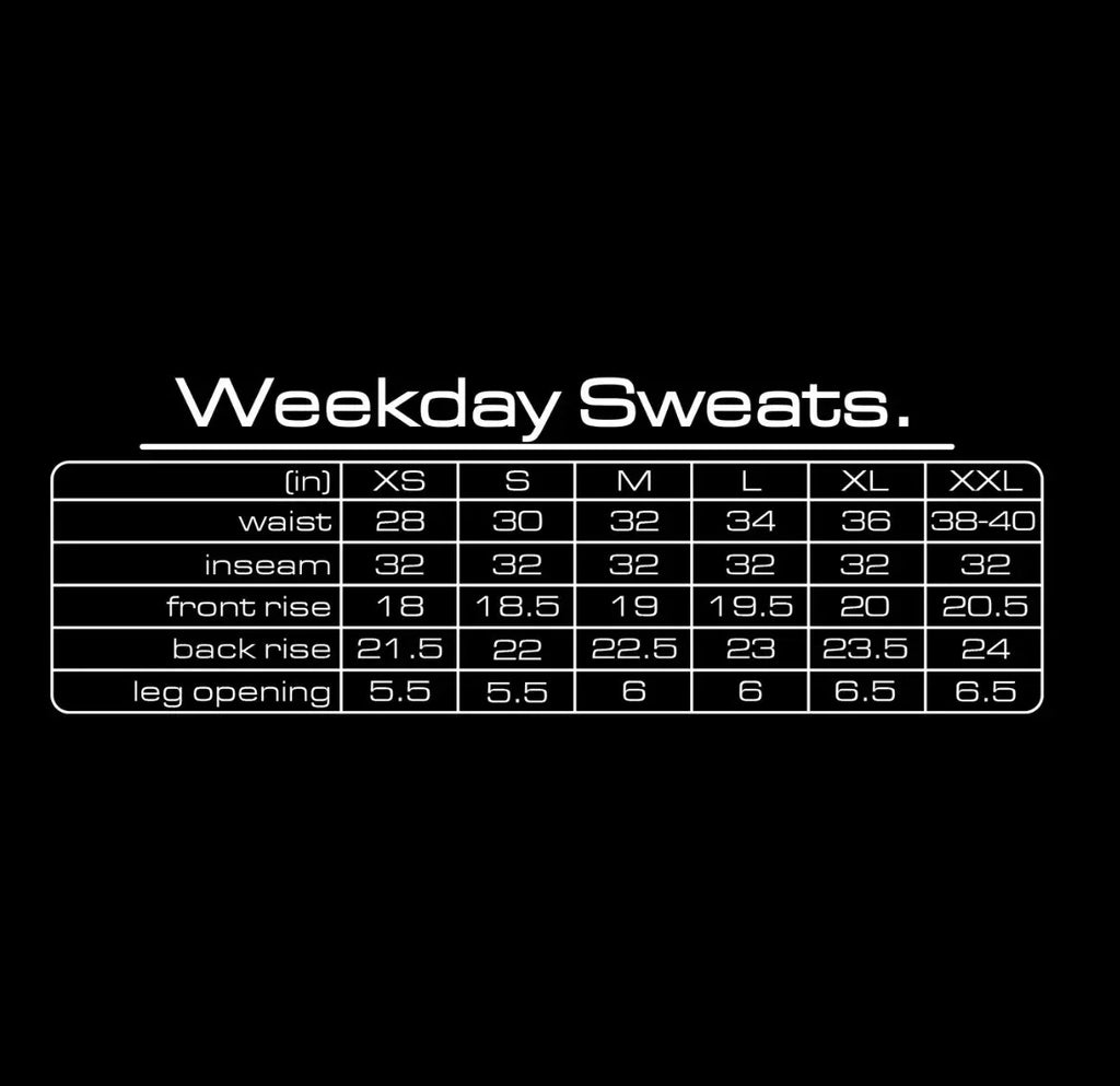 GV Gallery ' BLACK WEEKDAY BAGGY SWEATS'