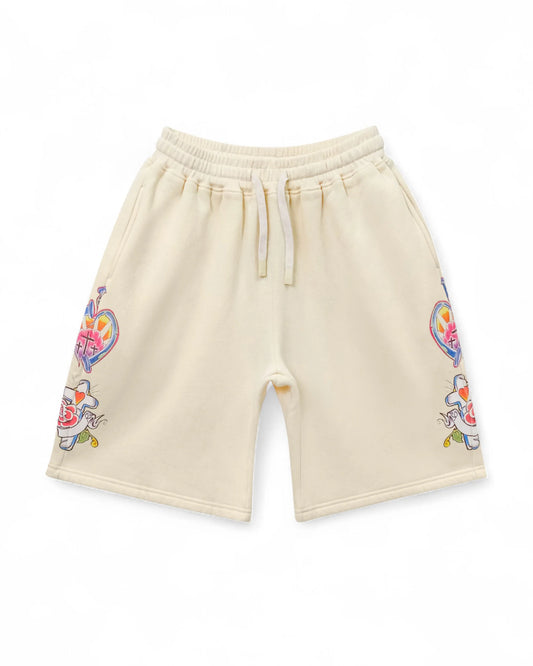 We Are Righteous 'Cream Risen King Shorts'