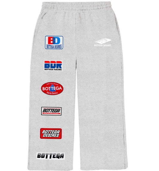 Bottega Desires ‘Patches Sweatpants’(GREY)