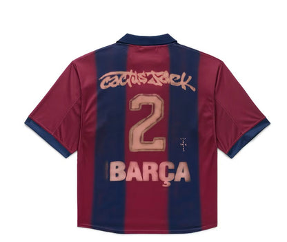 Travis Scott X Nike X FC Barcelona Retro 2000/01 Home Skeleton Jersey ‘Multicolor’