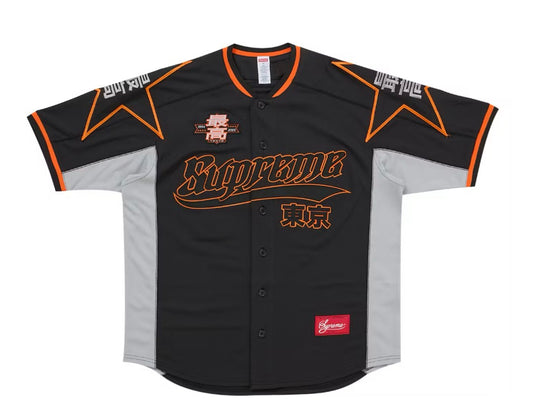 Supreme Stars Baseball Jersey ‘BLACK’