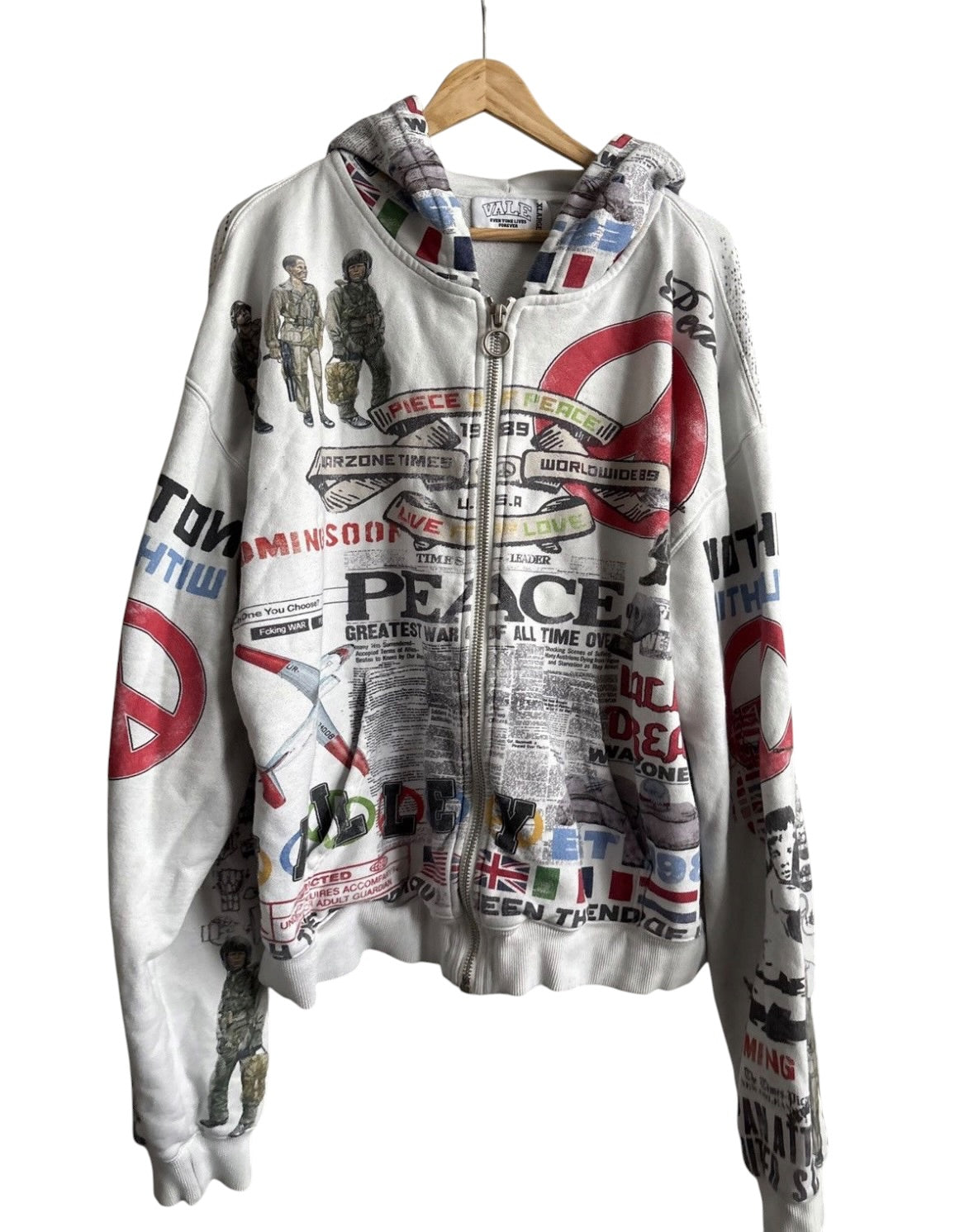 Valley Peace Zip Up Hoodie
