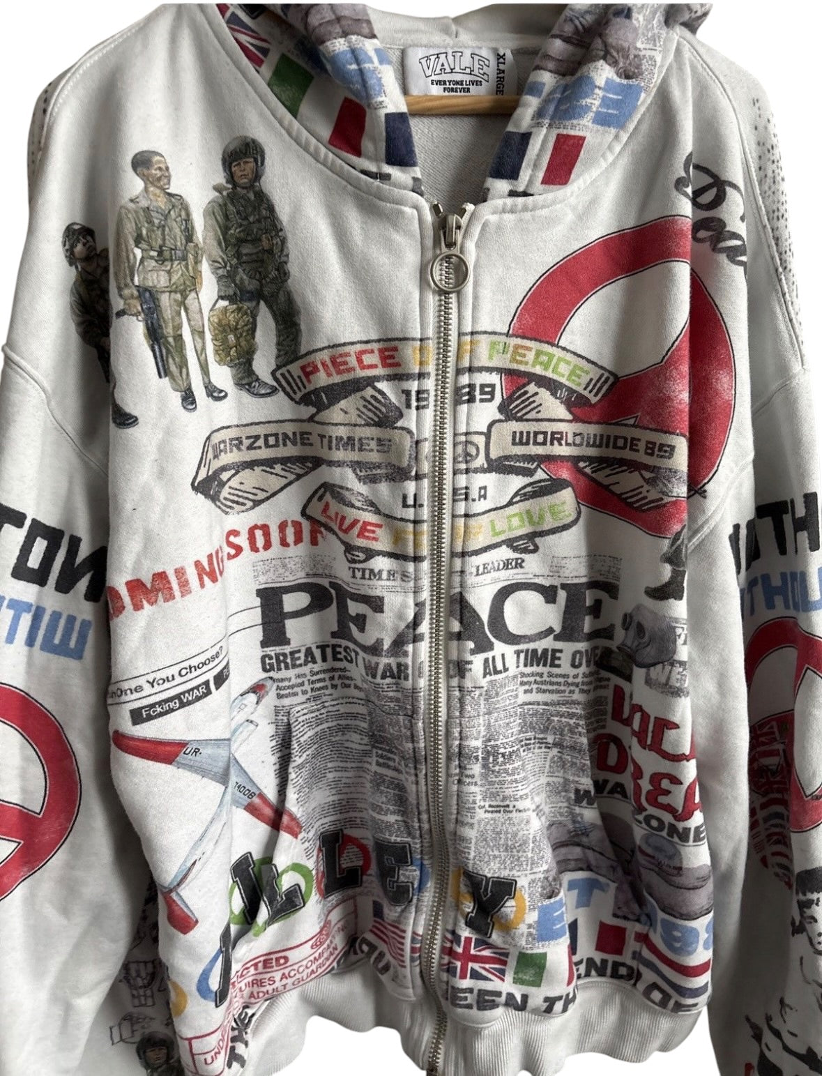 Valley Peace Zip Up Hoodie