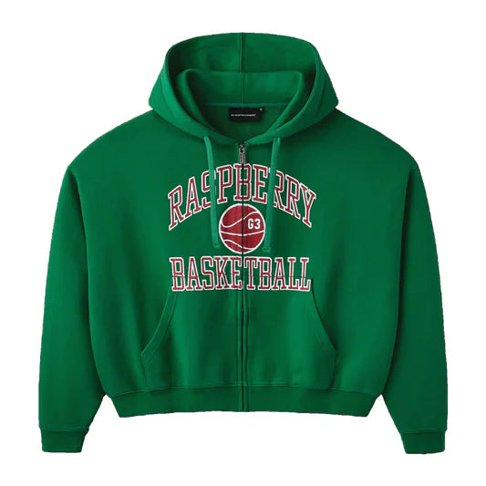 Raspberry Hills ‘Fiveways’ Basketball Zip-Up Hoodie