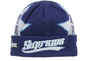 Supreme New Era Stars Beanie 'NAVY'