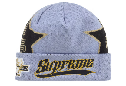 Supreme New Era Stars Beanie 'GREY'