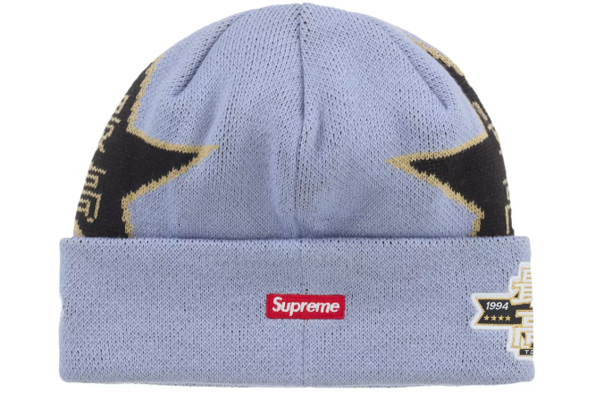 Supreme New Era Stars Beanie 'GREY'
