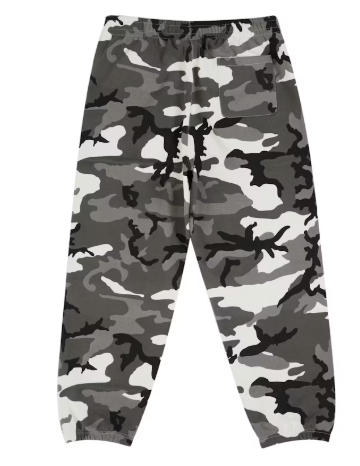 Supreme Satin Applique Sweatpant (SS26) 'SNOW CAMO'