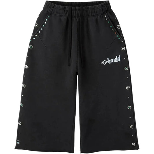 HMDDLA 'FLOWER STUDDED 3/4 SHORTS'
