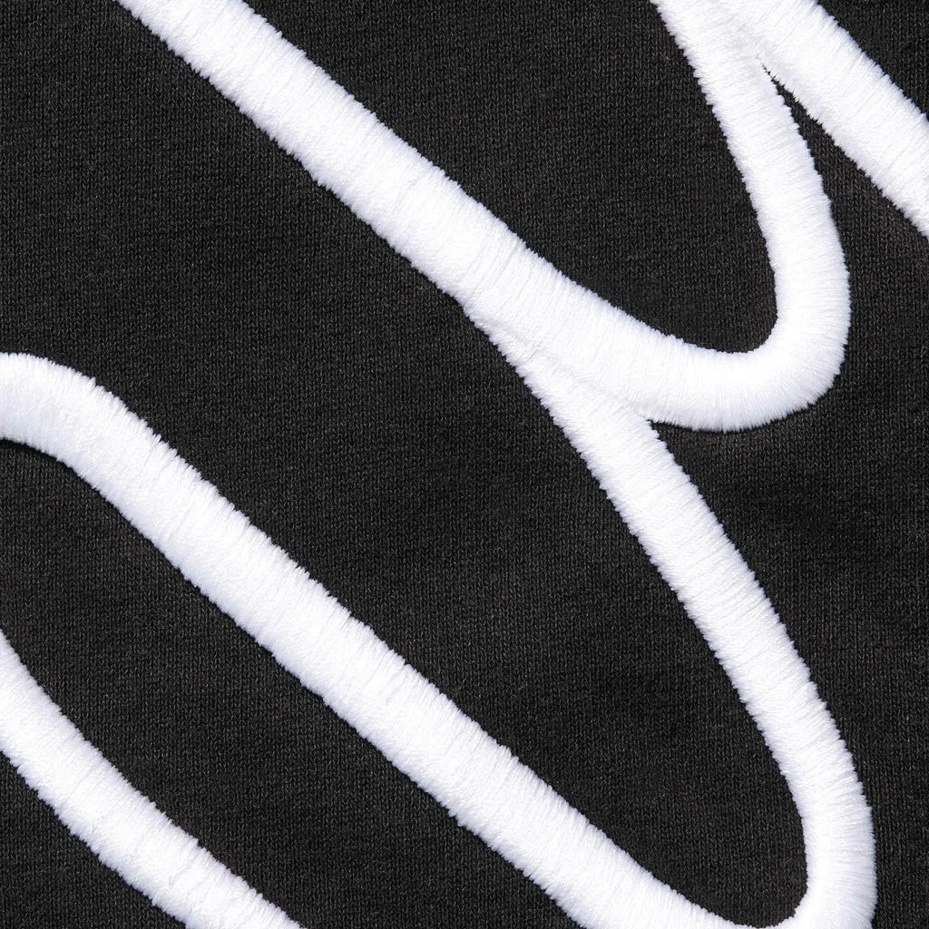 Supreme Shoulder Script Hooded Sweatshirt Black